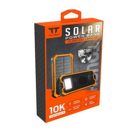 Helix/Retrak Tac Tech 10000 mAh Solar Power Bank