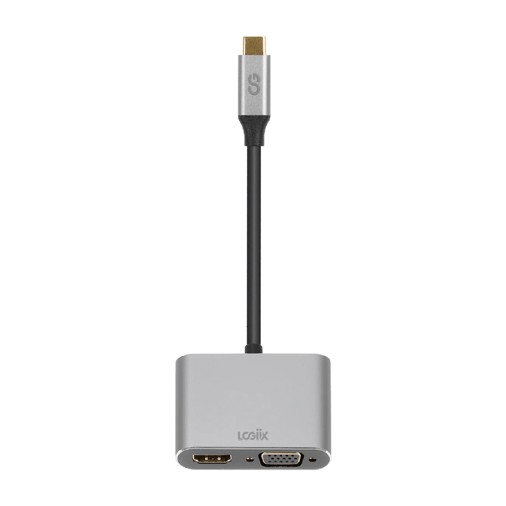 LOGiiX USB Type-C to HDMI & VGA Adapter