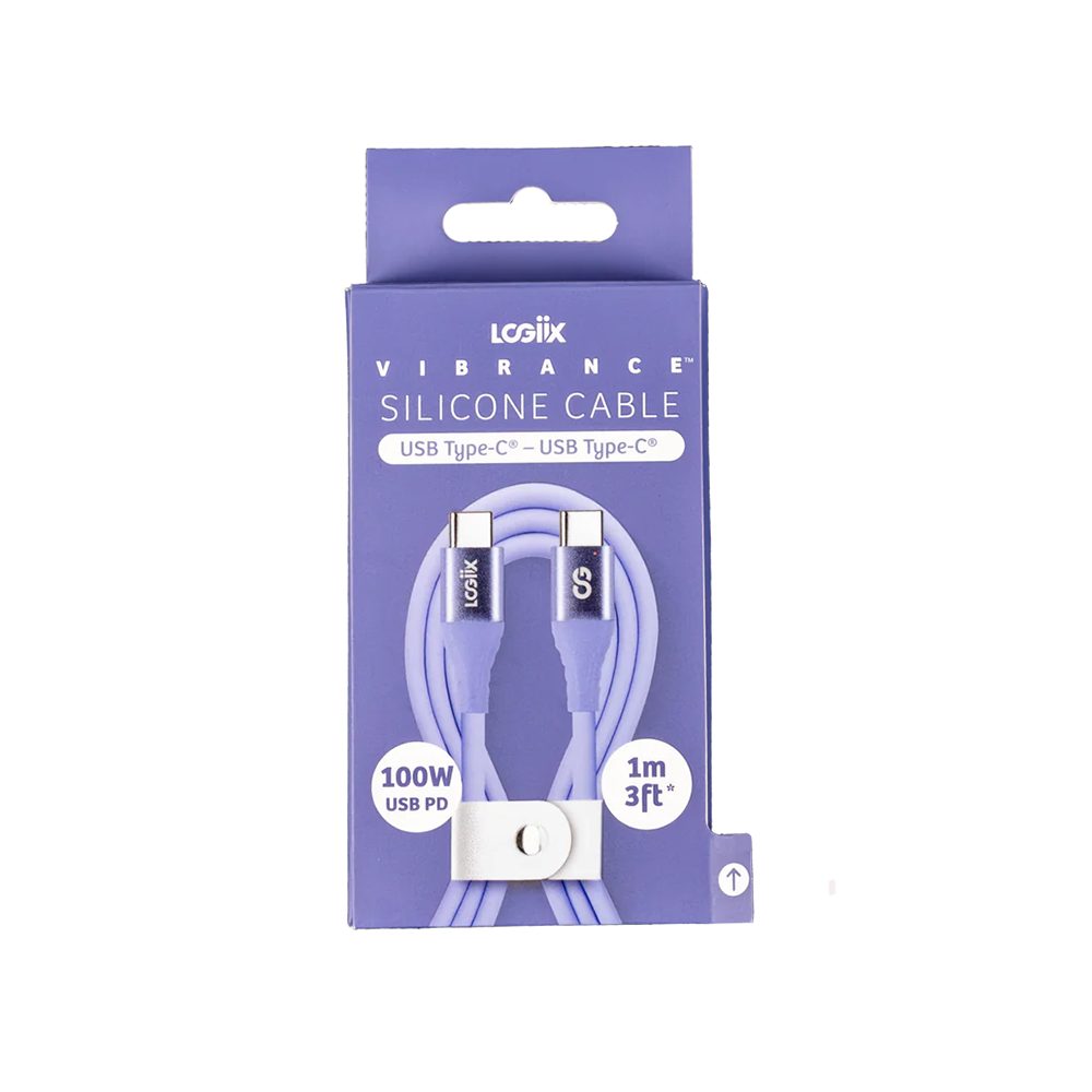 LOGiiX Silicone Cable USB-C to USB-C