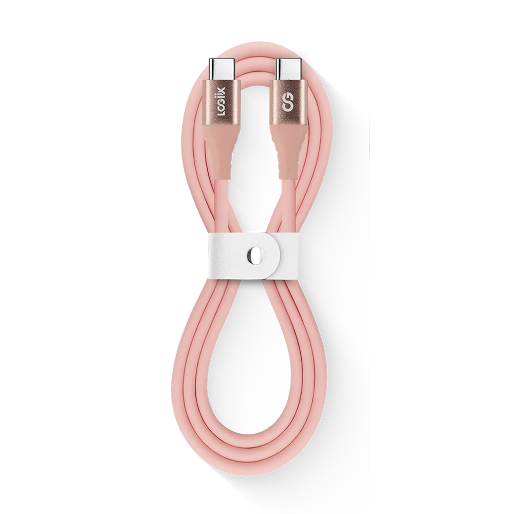 LOGiiX Silicone Cable USB-C to USB-C