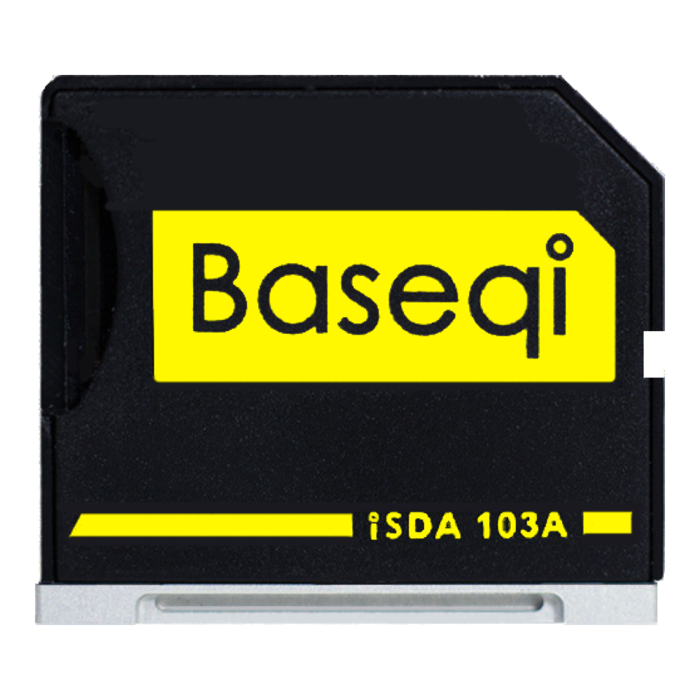 BaseQi Stealth Drive Aluminium MicroSD Adapter