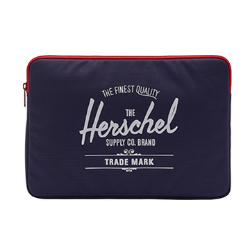 Herschel Anchor Sleeve 600D Poly for 13/14-Inch Macbook - Peacoat/Red