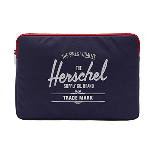 Herschel Anchor Sleeve 600D Poly for 13/14-Inch Macbook - Peacoat/Red