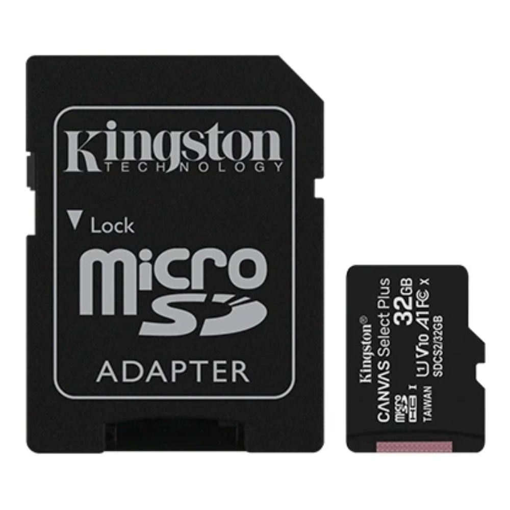 Kingston 32GB Micro SD Canvas Select w/ Adapter