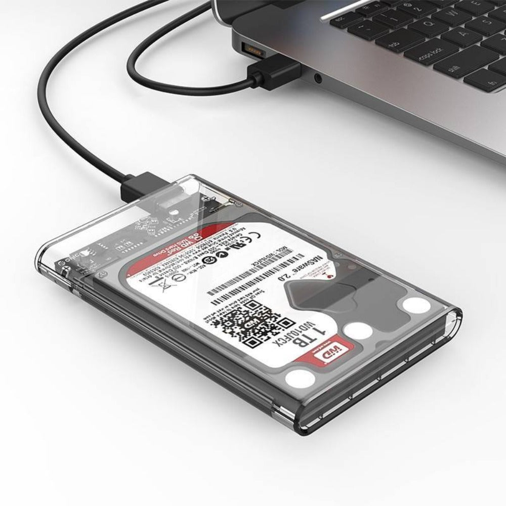 Orico 2.5 Inch HDD SATA Transparent Enclosure