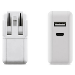 JCPal USB-C PD Travel Charger with USB Port