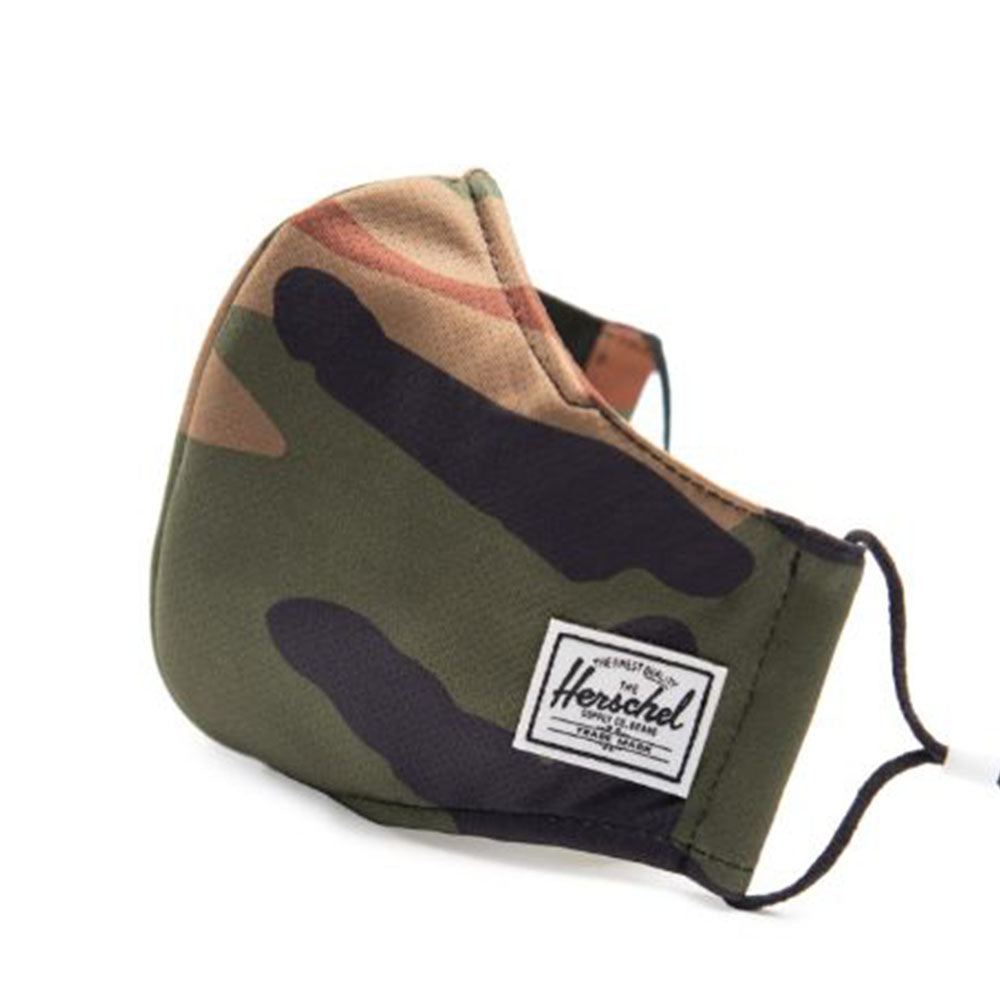 Herschel Classic Fitted Face Mask - Woodland Camo