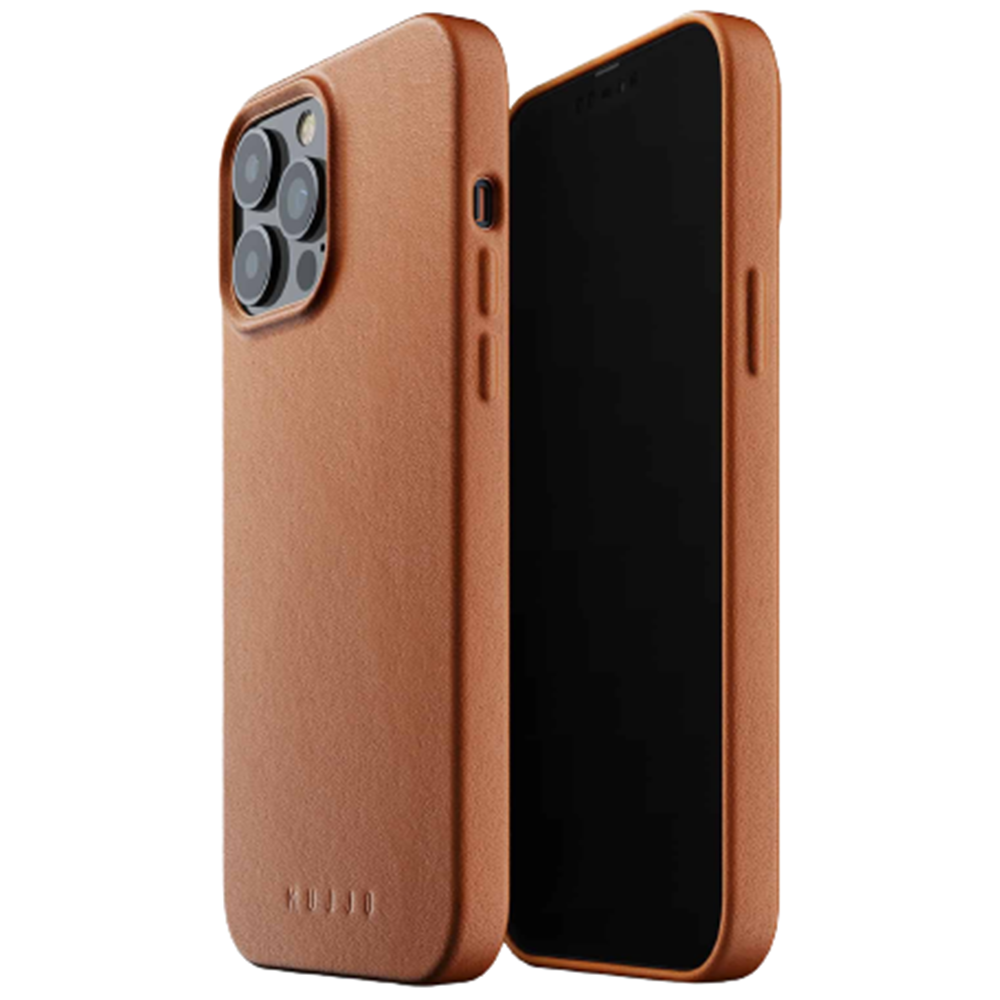 Mujjo Full Leather Case for iPhone 13 Pro Max - Tan