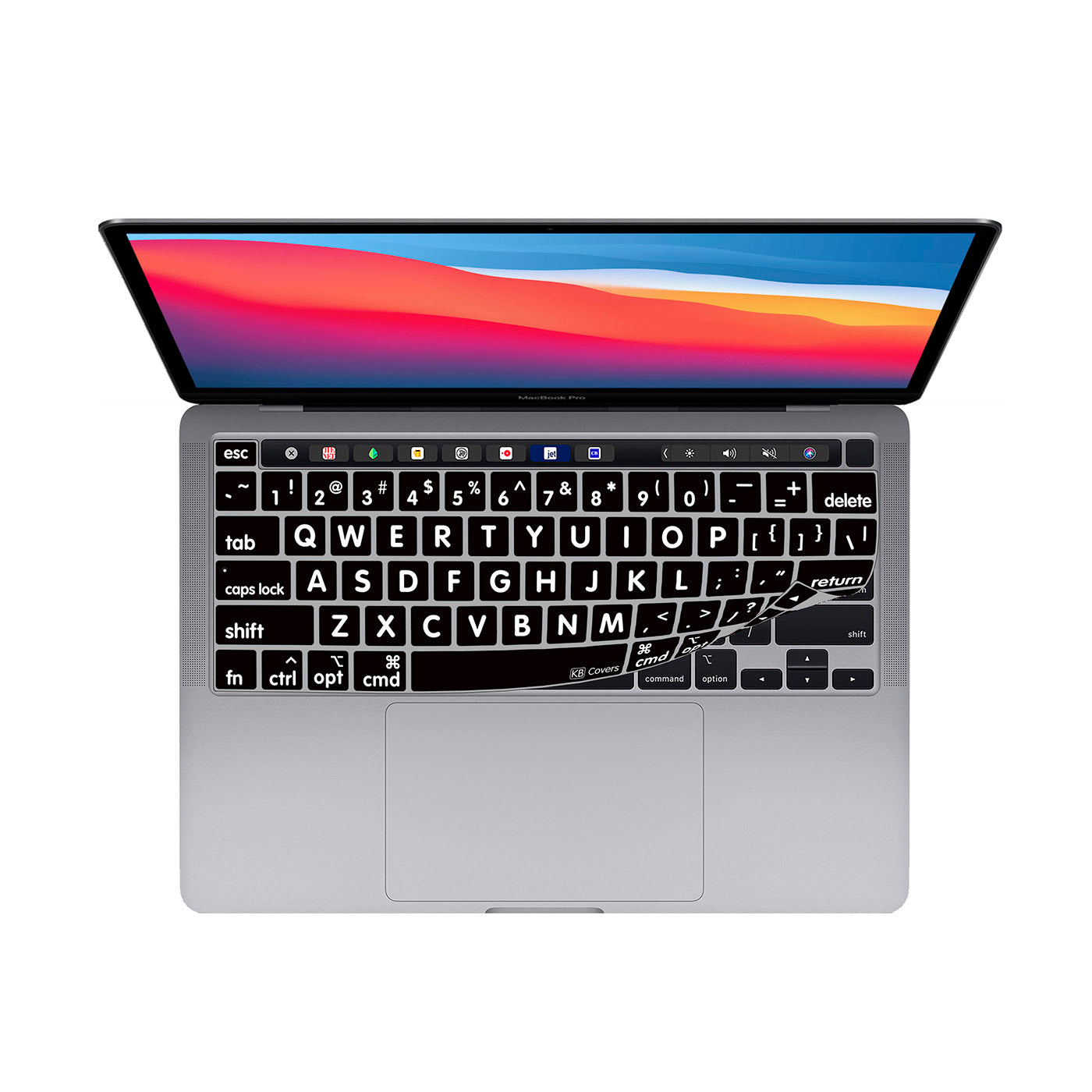 KB Covers Large Print Keyboard Cover for Macbook Pro 13-Inch & 16-Inch (2019)