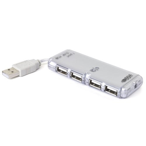 Slim 4-Port USB 2.0 Hub