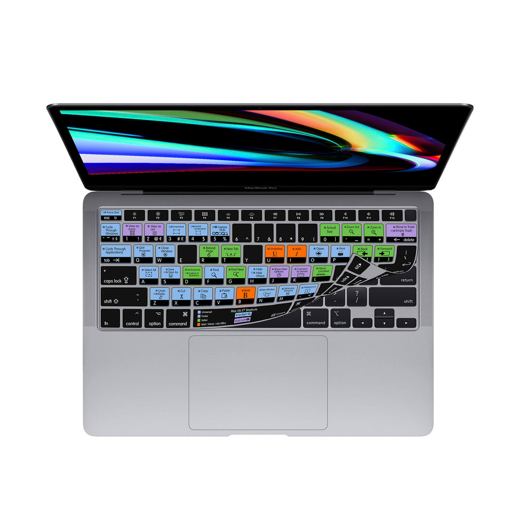 KB Covers Keyboard Cover for MacBook Air 13-Inch (2020) - MacOS Shortcuts