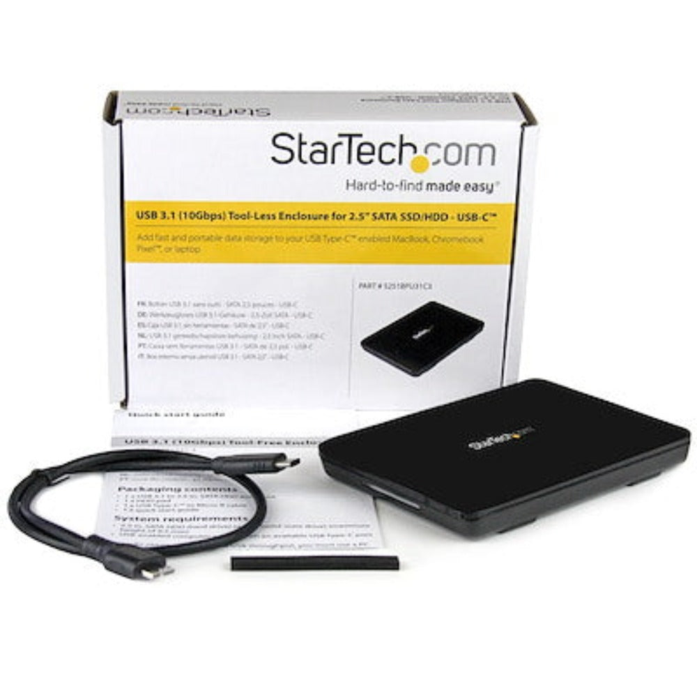 Startech USB 3.1 Enclosure for 2.5in SATA SSD/HDD