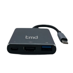 tmd USB-C to 4K HDMI Multifunction Adapter with Power Delivery and USB-A Port